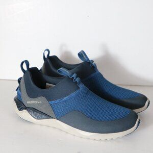 Merrell Mens Mesh Moc Sneaker 11 SIX8 Blue Slip On Comfort Walking j91361